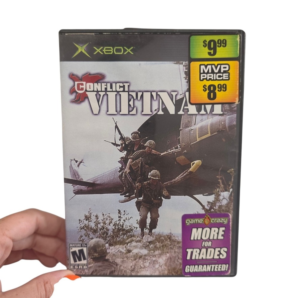 Conflict Vietnam Original Xbox Game CIB Complete Untested Military Shooter
